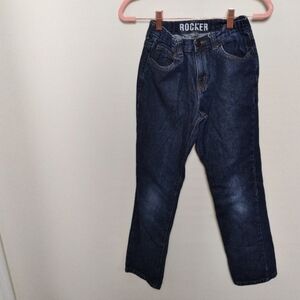 Crazy 8 Adjustable Waist Dark Wash Rocker Jeans Size 12